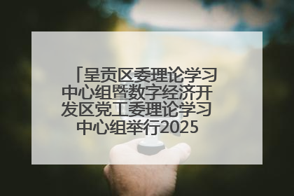 呈贡区委理论学习中心组暨数字经济开发区党工委理论学习中心组举行2025年第七次学习会议